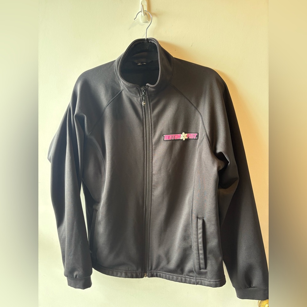 Girls XL Black Motorfist Softshell Warm Mid Layer Zip-Up.